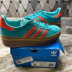 Adidas Gazelle Bold NWT Sz 6, 37 1/3